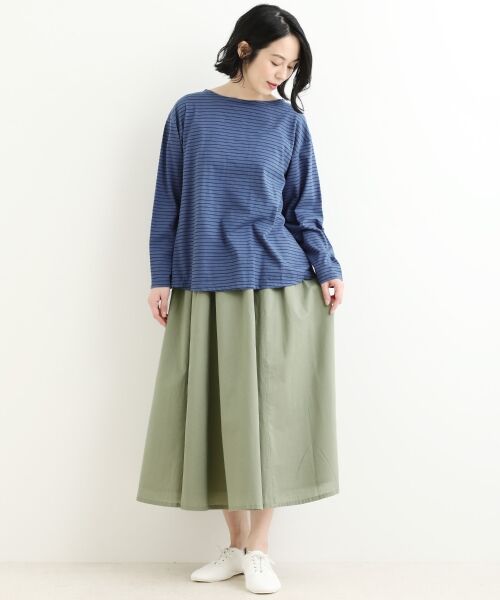 ＊＊NIMES / ニーム ロング・マキシ丈スカート | Color cotton マキシギャザースカート | 詳細3