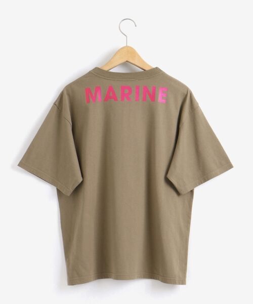 ＊＊NIMES / ニーム Tシャツ | バックプリントTシャツ MARINE | 詳細7