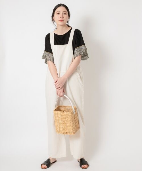 ＊＊NIMES / ニーム カットソー | コットン天竺 袖プリーツプルオーバー（リバティ） | 詳細2