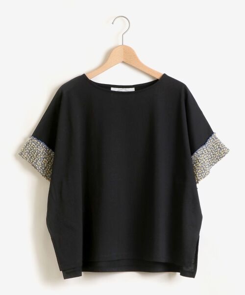 ＊＊NIMES / ニーム カットソー | コットン天竺 袖プリーツプルオーバー（リバティ） | 詳細4