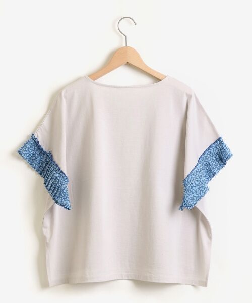 ＊＊NIMES / ニーム カットソー | コットン天竺 袖プリーツプルオーバー（リバティ） | 詳細5