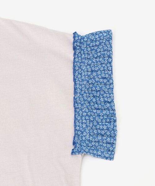 ＊＊NIMES / ニーム カットソー | コットン天竺 袖プリーツプルオーバー（リバティ） | 詳細7