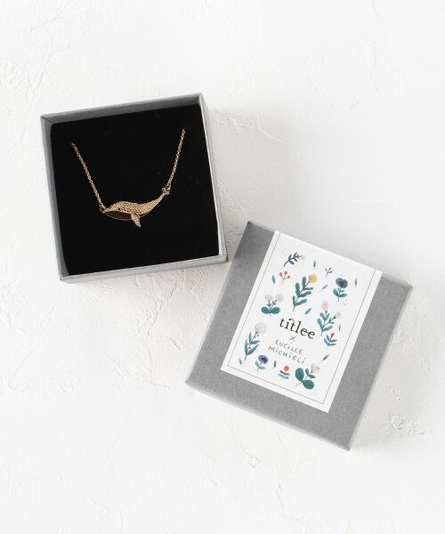 セール】 titlee クジラネックレス （ネックレス・ペンダント