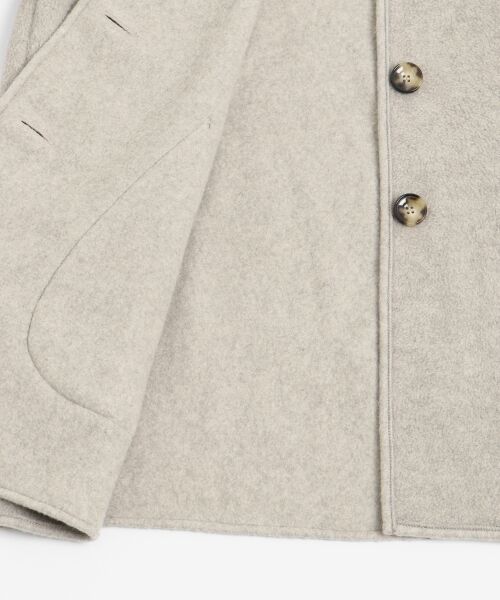 ＊＊NIMES / ニーム その他アウター | ボアライクフリースVネックミディコート | 詳細10