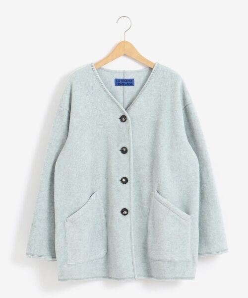 ＊＊NIMES / ニーム その他アウター | ボアライクフリースVネックミディコート | 詳細5