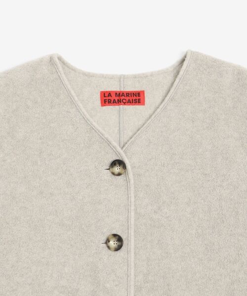 ＊＊NIMES / ニーム その他アウター | ボアライクフリースVネックミディコート | 詳細7