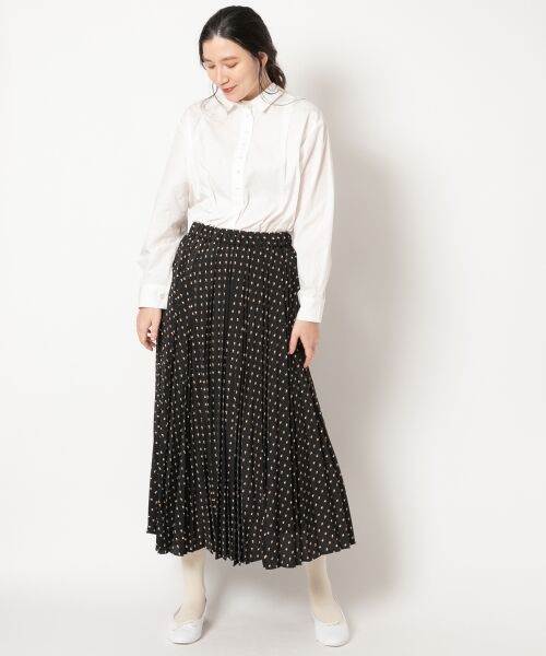 ＊＊NIMES / ニーム ロング・マキシ丈スカート | Paint Dotプリーツスカート | 詳細2