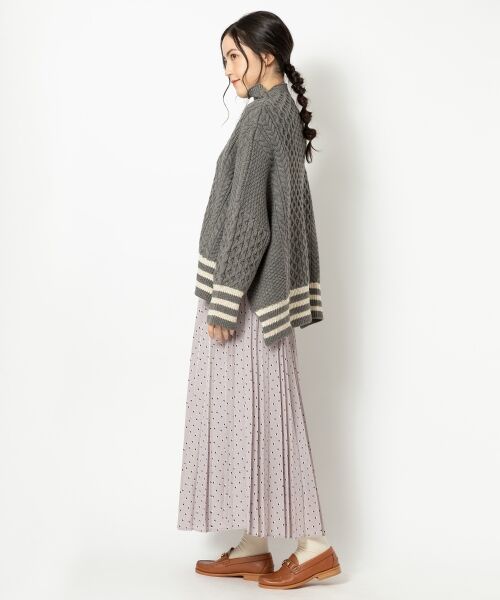 ＊＊NIMES / ニーム ロング・マキシ丈スカート | Paint Dotプリーツスカート | 詳細6