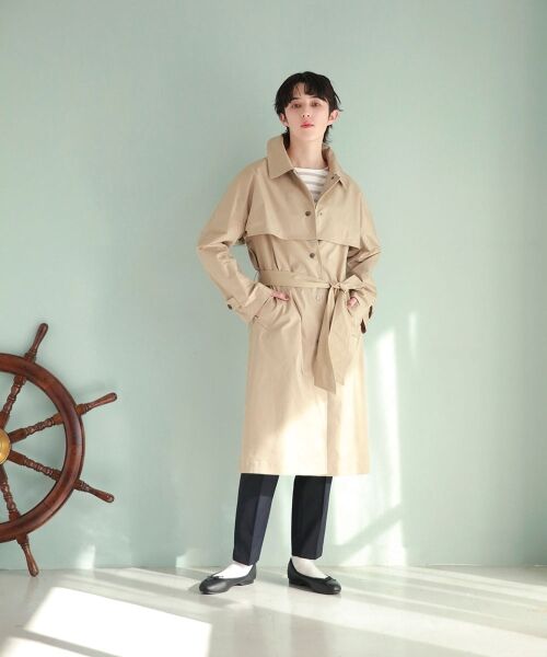 cygne ケープ　コート　ホワイト outer | Cygne