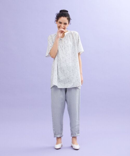 LIBERTY PRINT 2way チュニックブラウス （シャツ・ブラウス
