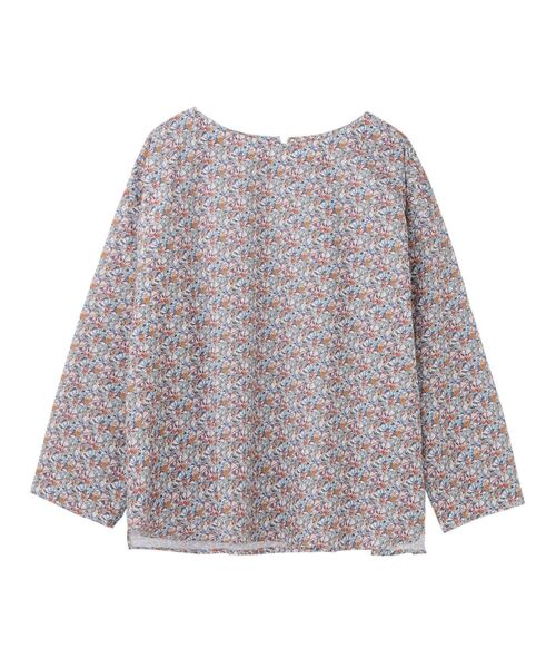 TOW:Cのリバティ柄ツーピース セール】 LIBERTY PRINT 2 ボートネックブラウス （シャツ