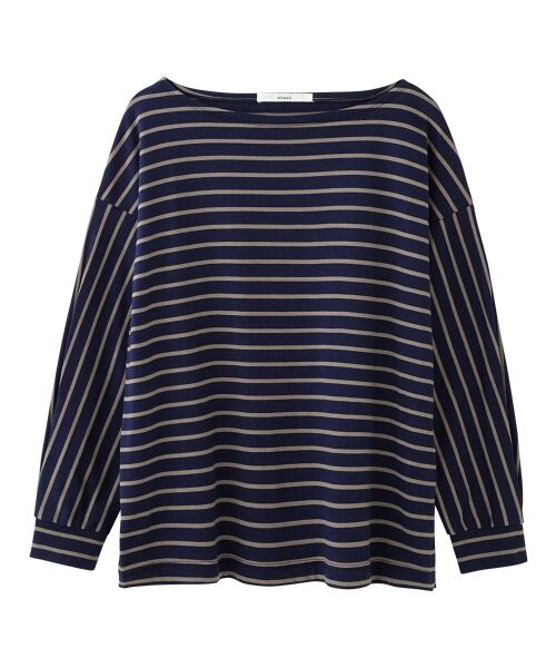 ＊＊NIMES / ニーム カットソー | サイドスリットボーダープルオーバー | 詳細13