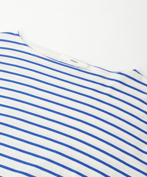 ＊＊NIMES / ニーム カットソー | サイドスリットボーダープルオーバー | 詳細14