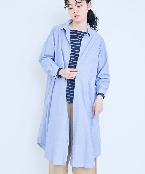 ＊＊NIMES / ニーム カットソー | サイドスリットボーダープルオーバー | 詳細7