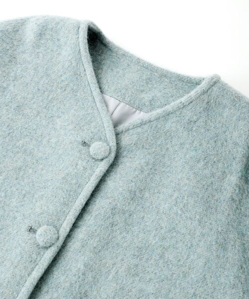 ＊＊NIMES / ニーム その他アウター | ウールノーカラーコート | 詳細10
