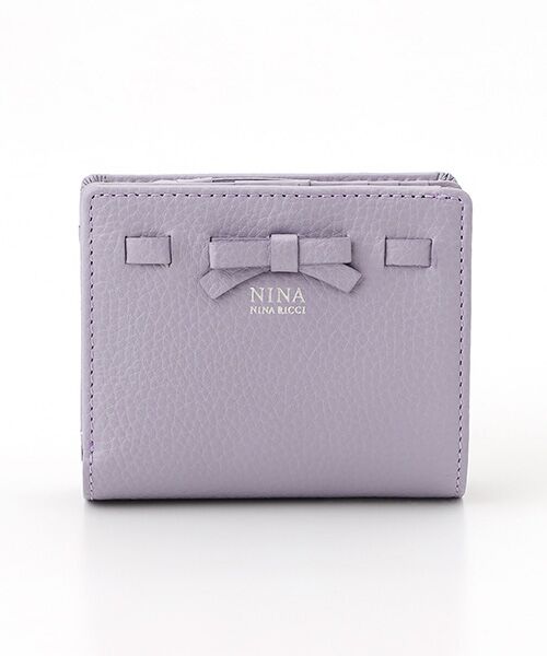 NINA NINA RICCI/ニナ・ニナ リッチ 【ヴィーナスパース】 二つ折りファスナー財布 ラベンダー F
