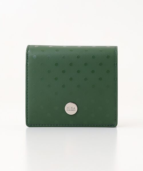 NINA NINA RICCI / ニナ・ニナ リッチ 財布・コインケース・マネークリップ | 【ポワパース】2つ折りBOX財布（グリーン）
