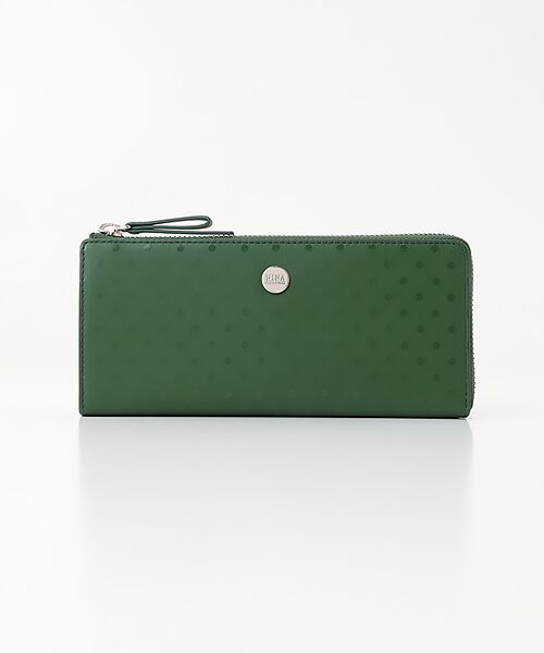 NINA NINA RICCI / ニナ・ニナ リッチ 財布・コインケース・マネークリップ | 【ポワパース】L字ファスナー長財布（グリーン）