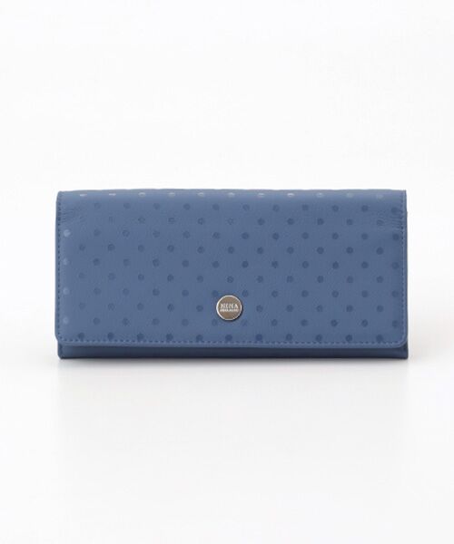 NINA NINA RICCI/ニナ・ニナ リッチ 【ポワパース】長財布 ブルー F NINA NINA RICCI/ニナ・ニナ リッチ 【ポワパース】長財布 ブルー F