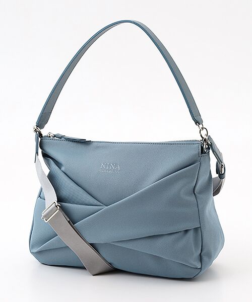 NINA NINA RICCI / ニナ・ニナ リッチ ショルダーバッグ | 【ブークレ】2WAYショルダーバッグ（ブルー）