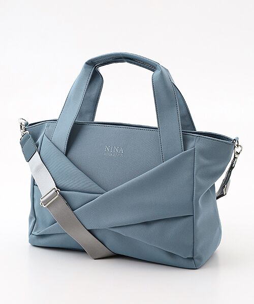 NINA NINA RICCI / ニナ・ニナ リッチ ハンドバッグ | 【ブークレ】2WAYハンドバッグ（ブルー）