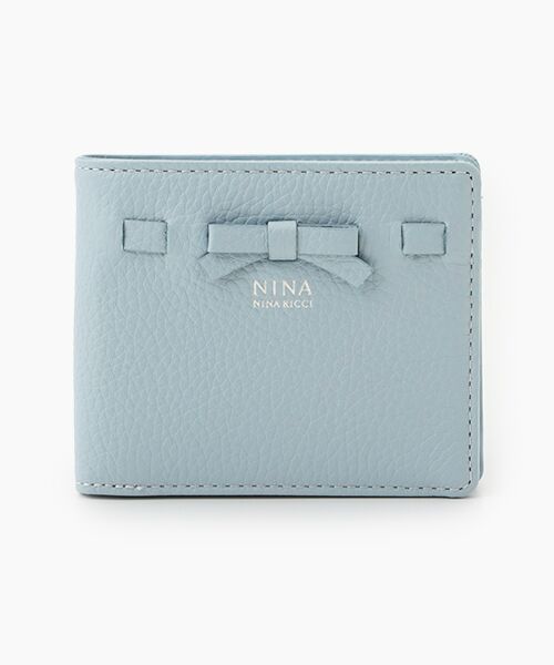 NINA NINA RICCI / ニナ・ニナ リッチ 財布・コインケース・マネークリップ | 【ヴィーナスパース】 コンパクトBOX二つ折り財布（スカイブルー）