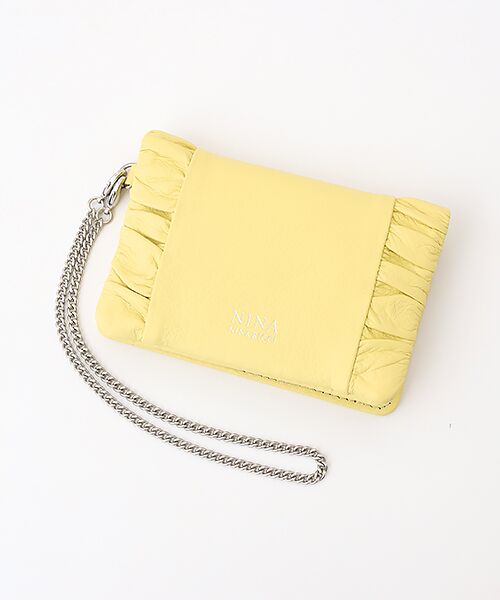 NINA NINA RICCI / ニナ・ニナ リッチ カードケース・名刺入れ・定期入れ | 【ヴァーグパース】パスケース（イエロー）