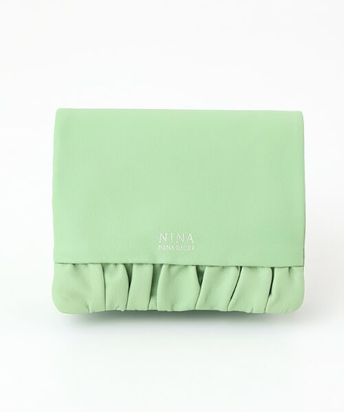 NINA NINA RICCI / ニナ・ニナ リッチ 財布・コインケース・マネークリップ | 【ヴァーグパース】二つ折りBOX財布（ライトグリーン）