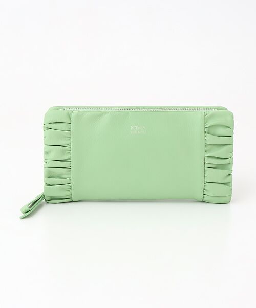 NINA NINA RICCI / ニナ・ニナ リッチ 財布・コインケース・マネークリップ | 【ヴァーグパース】ラウンドファスナー長財布（ライトグリーン）