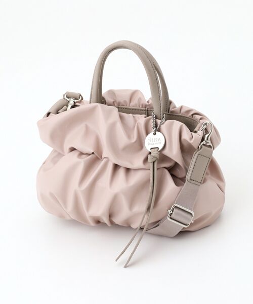 NINA NINA RICCI / ニナ・ニナ リッチ ショルダーバッグ | 【ニュアージュバッグ】 2WAYショルダーバッグ（ベージュピンク）