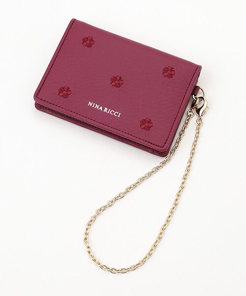 NINA RICCI / ニナ リッチ カードケース・名刺入れ・定期入れ | 【タマラパース】 パスケース（ボルドー）