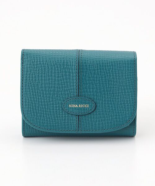 NINA RICCI/ニナ リッチ 【シャルムパース】二つ折り財布 グリーン F NINA RICCI/ニナ リッチ 【シャルムパース】二つ折り財布 グリーン F