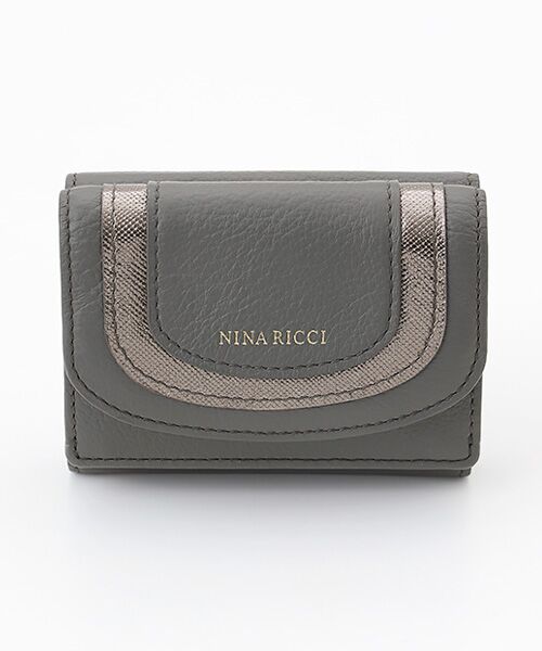 NINA RICCI / ニナ リッチ 財布・コインケース・マネークリップ | 【ベルパース】 三つ折り財布（グレー）