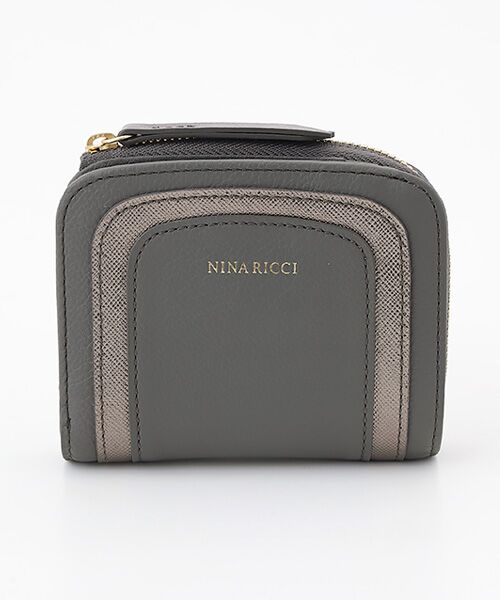 NINA RICCI / ニナ リッチ 財布・コインケース・マネークリップ | 【ベルパース】 外Lファスナー二つ折り財布（グレー）