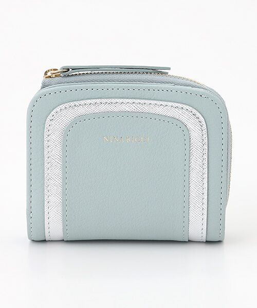 NINA RICCI / ニナ リッチ 財布・コインケース・マネークリップ | 【ベルパース】 外Lファスナー二つ折り財布（スカイブルー）