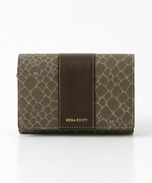 NINA RICCI / ニナ リッチ 財布・コインケース・マネークリップ | 【グレインヌーボーパース】二つ折り財布（ダークブラウン）