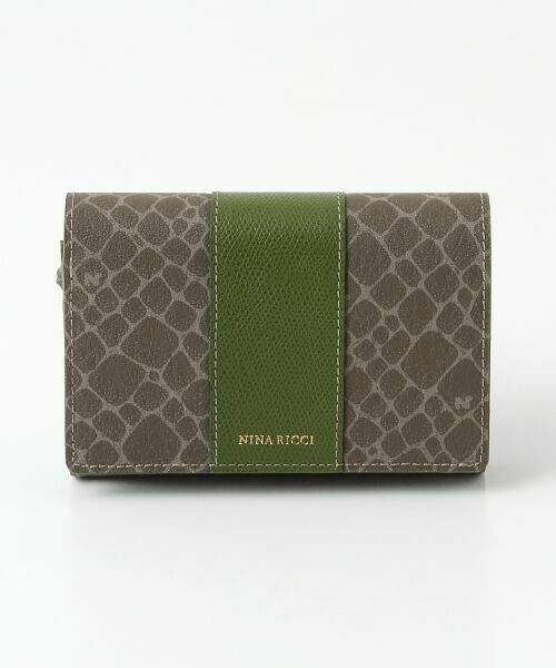 NINA RICCI / ニナ リッチ 財布・コインケース・マネークリップ | 【グレインヌーボーパース】二つ折り財布（カーキ）