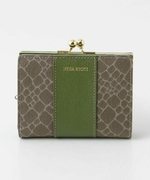 NINA RICCI / ニナ リッチ 財布・コインケース・マネークリップ | 【グレインヌーボーパース】がま口折り財布（カーキ）