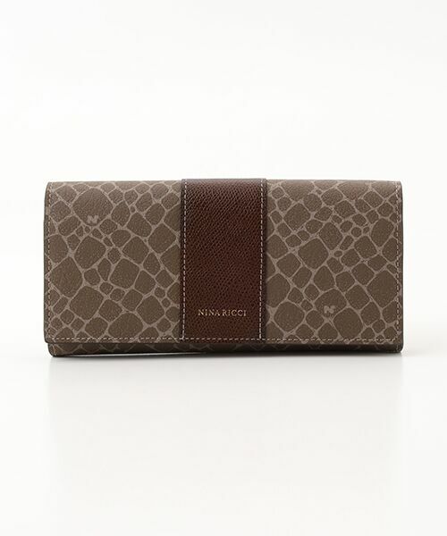 NINA RICCI / ニナ リッチ 財布・コインケース・マネークリップ | 【グレインヌーボーパース】 長財布（ダークブラウン）