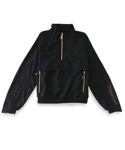 NS23 par Nissa Golf/エヌエス23・パー・ニッサゴルフ 【レディース】ウィンドブレーカー ブラック 2 NS23 par Nissa Golf/エヌエス23・パー・ニッサゴルフ 【レディース】ウィンドブレーカー ブラック 2