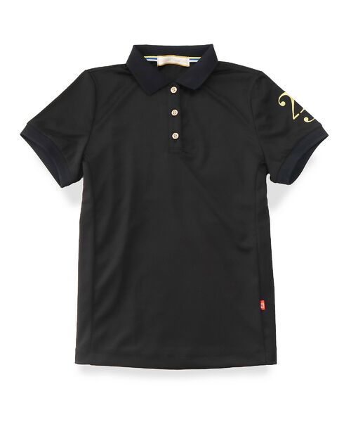 NS23 par Nissa Golf/エヌエス23・パー・ニッサゴルフ アドエルムポロシャツ ブラック 3 NS23 par Nissa Golf/エヌエス23・パー・ニッサゴルフ アドエルムポロシャツ ブラック 3