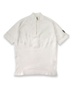 【メンズ】ホールガーメントハーフＺＩＰモックネック