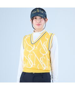 NS23 par Nissa Golf / エヌエス23・パー・ニッサゴルフ 【レディース】ラッフルスリーブモックネック モノグラムリュック （スポーツグッズ）｜NS23 par Nissa Golf