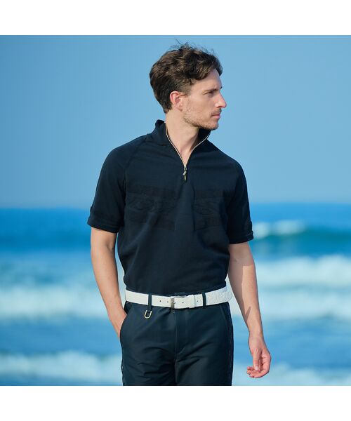 NS23 par Nissa Golf / エヌエス23・パー・ニッサゴルフ スポーツグッズ | ロゴ型押しベルト | 詳細1