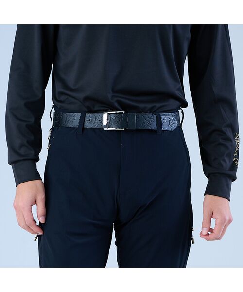 NS23 par Nissa Golf / エヌエス23・パー・ニッサゴルフ スポーツグッズ | ロゴ型押しベルト | 詳細2