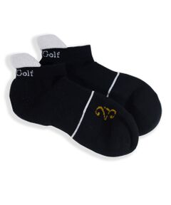 NS23 par Nissa Golf / エヌエス23・パー・ニッサゴルフ スポーツグッズ | ロゴジャカードショートソックスレディス