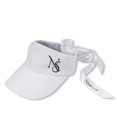 NS23 par Nissa Golf / エヌエス23・パー・ニッサゴルフ スポーツグッズ | ロゴ刺繍リボンバイザー