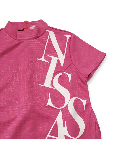 NS23 par Nissa Golf / エヌエス23・パー・ニッサゴルフ ミニ丈・ひざ丈ワンピース | 【林菜乃子プロ着用】【レディース】カットジャカードワンピース | 詳細3