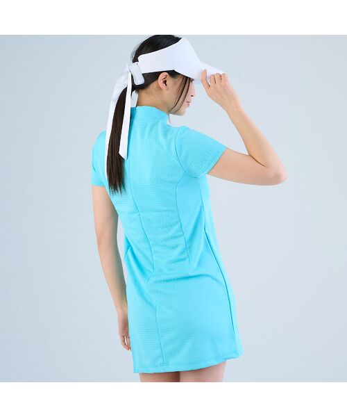 NS23 par Nissa Golf / エヌエス23・パー・ニッサゴルフ ミニ丈・ひざ丈ワンピース | 【林菜乃子プロ着用】【レディース】カットジャカードワンピース | 詳細7