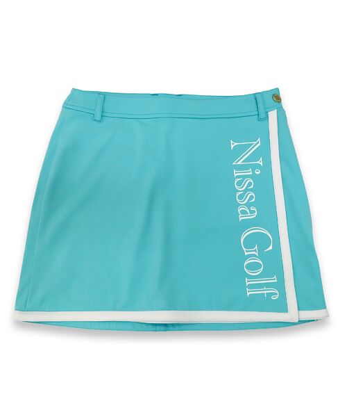 NS23 par Nissa Golf / エヌエス23・パー・ニッサゴルフ ミニ・ひざ丈スカート | 【レディース】ラップスカート（ライトブルー）